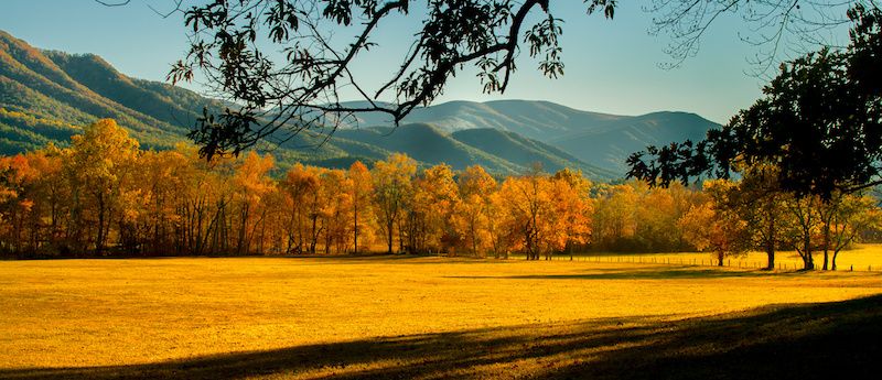 Cades Cove in the fall