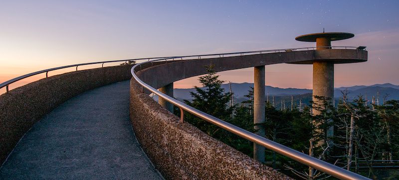 Clingman's Done at sunset