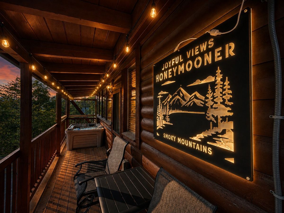 Honeymoon cabin in the Smoky Mountains